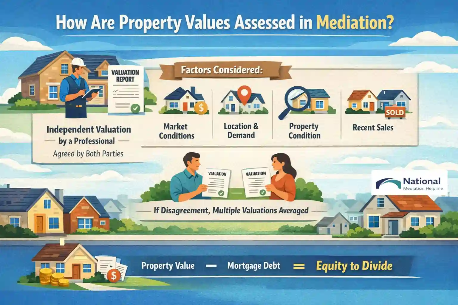 How Are Property Values Assessed in Mediation Camborne?