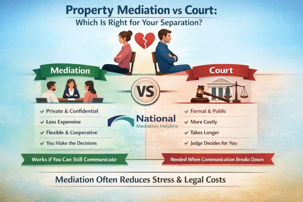 Property Mediation vs Court: Which Is Right for Your Separation Camborne?