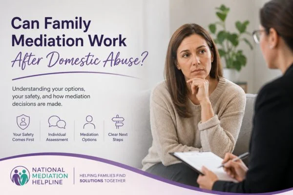 Can Family Mediation Camborne Work After Domestic Abuse?